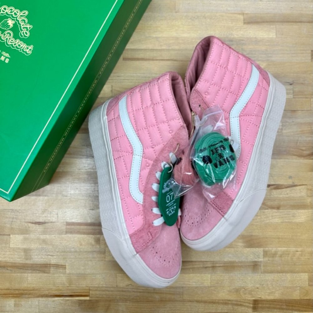 Vans Vault Sk8-Hi Reissue Platform LX Joe FreshGoods Coral Mens 9.5 SAMPLE